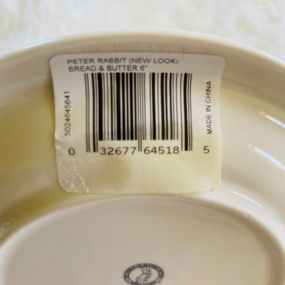 Wedgwood “Peter Rabbit” Frederick Warne & Co. 2001, 6" Bread Plate, NEW - Picture 5 of 5